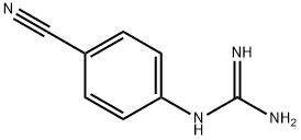 1-(4-シアノフェニル)グアニジン 化学構造式
