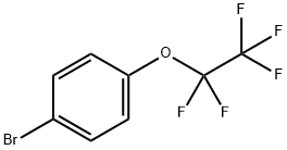 Benzene, 1-bromo-4-(pentafluoroethoxy)- Structure