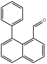 8-Phenylnaphthalene-1-carboxaldehyde Struktur