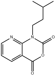 1-isopentyl-1H-pyrido[2,3-d][1,3]oxazine-2,4-dione Struktur