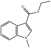 1-甲基-3-吲哚甲酸乙酯, 56559-60-5, 结构式