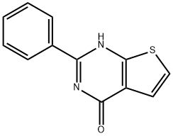 4-羟基-2-苯基噻吩[2,3-D]嘧啶, 56843-76-6, 结构式