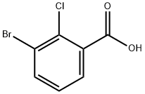 3-ブロモ-2-クロロ安息香酸 化学構造式