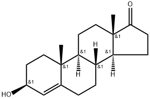 4-Androsten-3b-ol-17-one Struktur