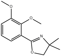 2-(2,3-二甲氧基苯基)-4,4-二甲基-4,5-二氢噁唑, 57598-32-0, 结构式