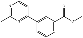 methyl 3-(2-methylpyrimidin-4-yl)benzoate|3-(2-甲基嘧啶-4-基)苯甲酸甲酯