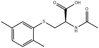 N-Acetyl-S-(2,5-dimethylbenzene)-L-cysteine Struktur