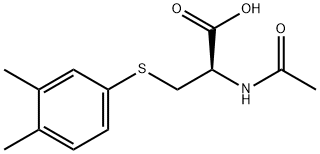 N-Acetyl-S-(3,4-dimethylbenzene)-L-cysteine Structure