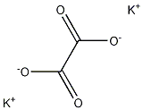 Potassium oxalate Struktur