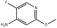 5-フルオロ-2-メトキシピリジン-4-アミン 化学構造式