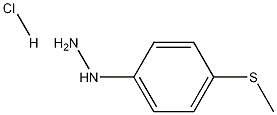 4-甲硫基苯肼盐酸盐,58626-97-4,结构式