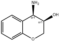 (3S,4S)-4-氨基-3-苯并二氢吡喃醇, 58810-67-6, 结构式