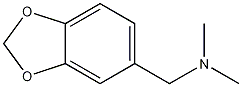 1-(benzo[d][1,3]dioxol-5-yl)-N,N-dimethylmethanamine Struktur