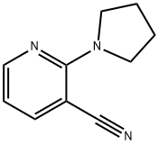 2-pyrrolidin-1-ylnicotinonitrile Structure
