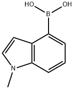 1-甲基吲哚-4-硼酸, 590417-56-4, 结构式