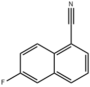 6-Fluoronaphthalene-1-carbonitrile Structure