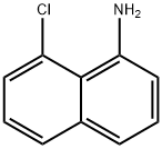 1-Amino-8-chloronaphthalene 化学構造式