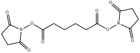 己二酸 1,6-二(2,5-二氧代-1-吡咯烷基)酯,59156-70-6,结构式