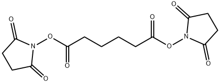 Di(N-succinimidyl) adipate Structure