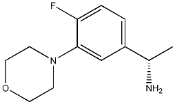 (S)-1-(4-氟-3-吗啉代苯基)乙-1-胺, 591742-65-3, 结构式