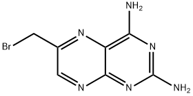 6-ブロモメチル-2,4-プテリジンジアミン 化学構造式