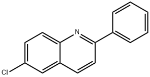 2-フェニル-6-クロロキノリン 化学構造式