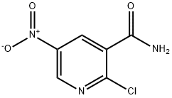 2-CHLORO-5-NITRONICOTINAMIDE, 60524-15-4, 结构式