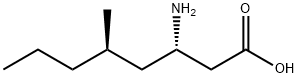 (3S,5R)-3-Amino-5-methyloctanoic acid Structure