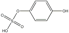 1,4-Benzenediol, sulfate Struktur