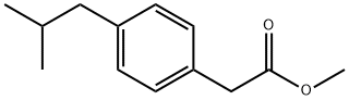 methyl 2-(4-isobutylphenyl)acetate Struktur
