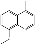 8-甲氧基-4-甲基喹啉, 61703-95-5, 结构式