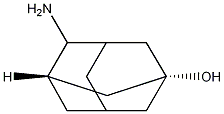 Trans-4-Amino-1-hydroxy-adamantane Structure