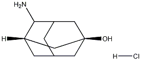 Cis-4-Aminoadamantan-1-ol hydrochloride Structure