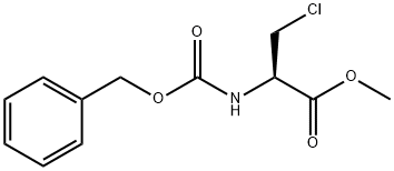 N-(Benzyloxycarbonyl)-L--chloroalanine Methyl Ester, 62107-38-4, 结构式