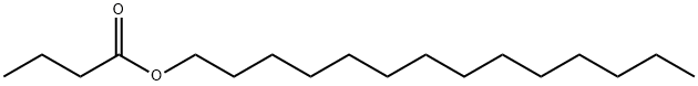 正丁酸十四酯,6221-98-3,结构式