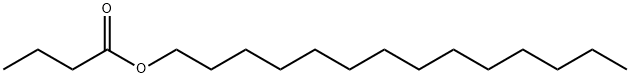 Tetradecyl butyrate Structure