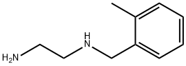 N-(2-アミノエチル)-N-(2-メチルベンジル)アミン 化学構造式