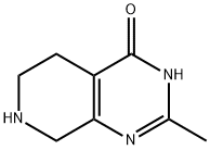 2-メチル-5,6,7,8-テトラヒドロピリド[3,4-D]ピリミジン-4(3H)-オン 化学構造式