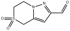 6,7-dihydro-4H-pyrazolo[5,1-c][1,4]thiazine-2-carbaldehyde dioxide Structure