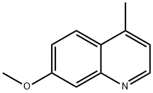 7-甲氧基-4-甲基喹啉,6238-12-6,结构式