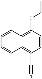 4-Ethoxynaphthalene-1-carbonitrile 化学構造式