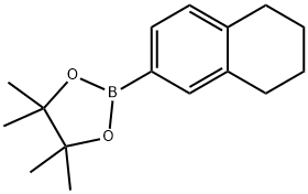 5,6,7,8-TETRAHYDRONAPHTHALENE-2-BORONIC ACID, PINACOL ESTER, 627526-54-9, 结构式