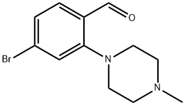 4-Bromo-2-(4-methylpiperazino)benzaldehyde Structure