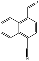 4-Cyanonaphthalene-1-carboxaldehyde 化学構造式