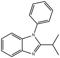 2-isopropyl-1-phenyl-benzimidazole Struktur