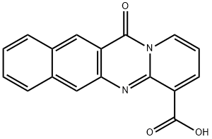 12-oxo-12H-benzo[g]pyrido[2,1-b]quinazoline-4-carboxylic acid