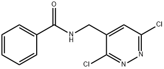 N-((3,6-二氯哒嗪-4-基)甲基)苯甲酰胺 结构式