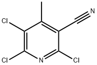 2,5,6-三氯-4-甲基烟腈,63195-39-1,结构式