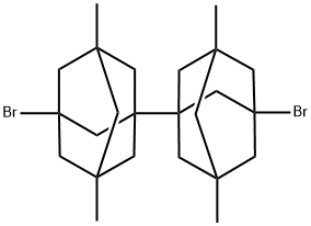 7,7'-Dibromo-3,3',5,5'-tetramethyl-1,1'-biadamantane Structure