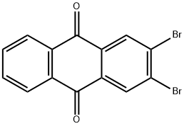 2,3-Dibromoanthraquinone Structure